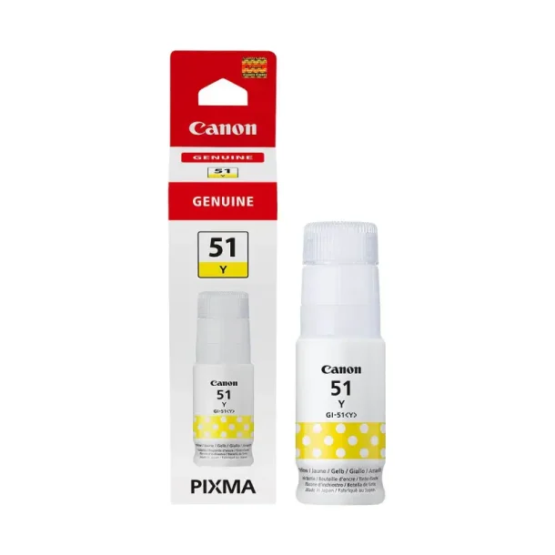 Canon GI 51 Y Blkrefill - 4548C001 Original - Gul 70 ml