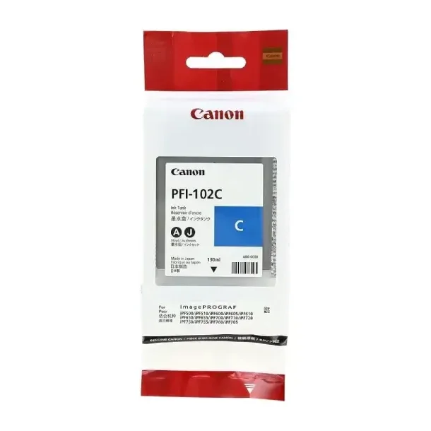 Canon PFI 102 C blkpatron - 0896B001 Original - Cyan 130 ml