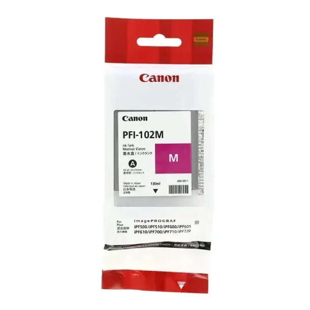 Canon PFI 102 M blkpatron - 0897B001 Original - Magenta 130 ml