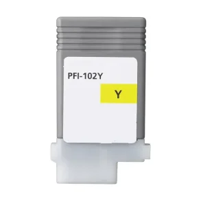 Kompatibel blkpatron Canon PFI 102 - 0898B001 gul 130 ml