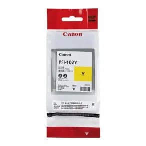 Canon PFI 102 - 0898B001 blkpatron gul 130 ml, original