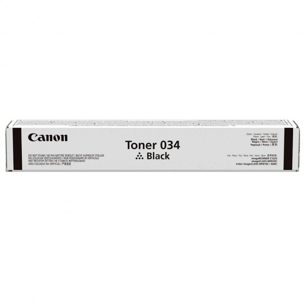 Canon 034 BK Original Toner (1200 sidor)