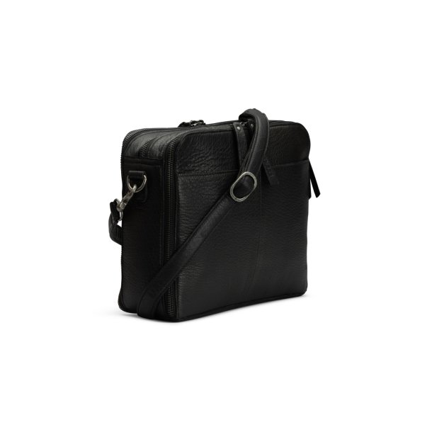 Muud Cathy Crossbody - L&auml;der, Svart