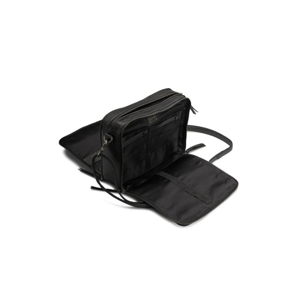 Muud Cathy Crossbody - L&auml;der, Svart