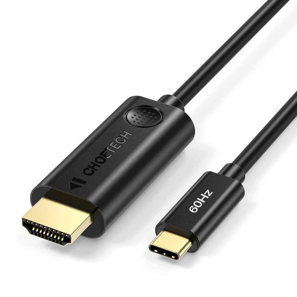Choetech Kabel  USB-C - HDMI 4K/60Hz, 1,8 m, Sort