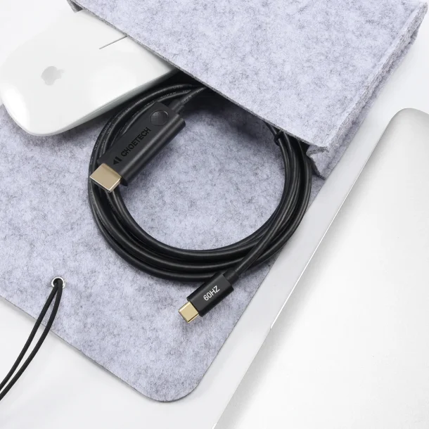 Choetech Kabel USB-C till HDMI 4K/60Hz 1,8 m - Svart