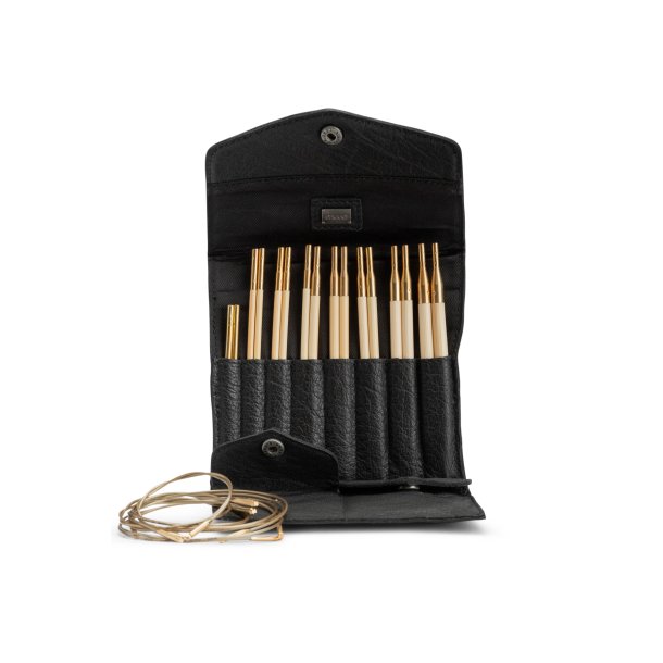 Muud Civ Etui f&ouml;r Stickor - L&auml;der, Svart