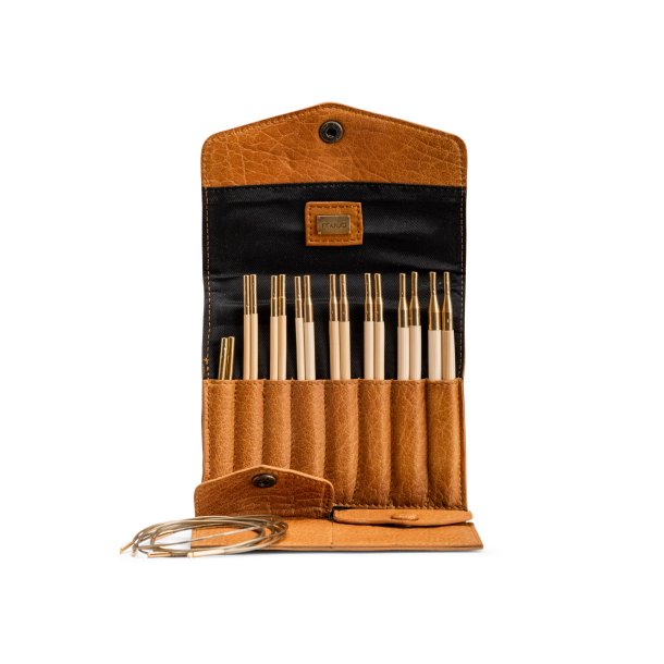 Muud Civ Etui f&ouml;r Stickor - L&auml;der, Whisky