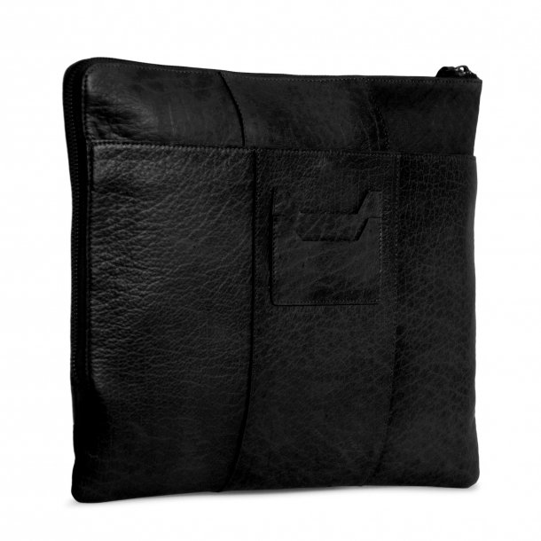 Muud Copenhagen Datorskydd 15" - L&auml;der, Svart