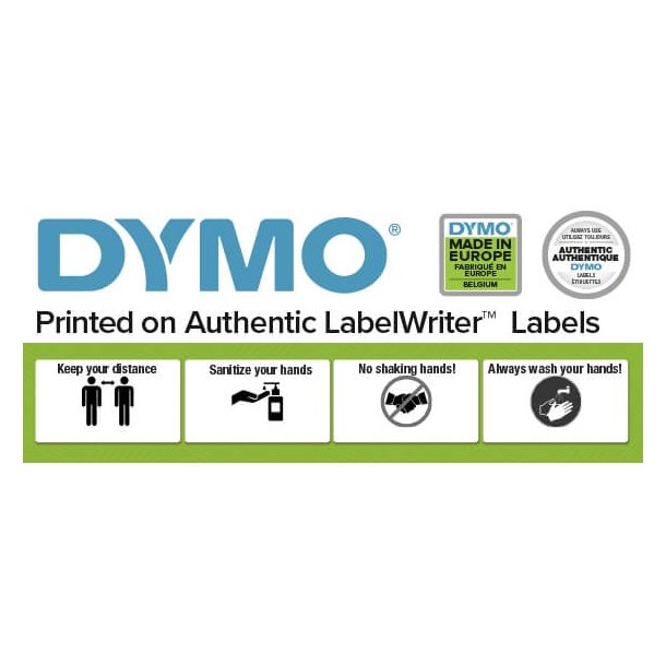 DYMO LabelWriter 28mm x 89mm std.adressetiketter (12-pack)