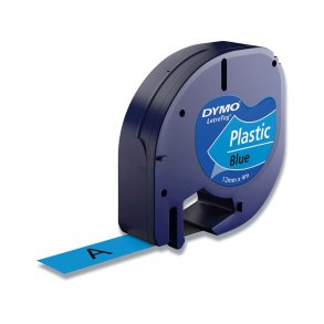DYMO Tape LetraTag Plastic 12 mm (4 m) - bl