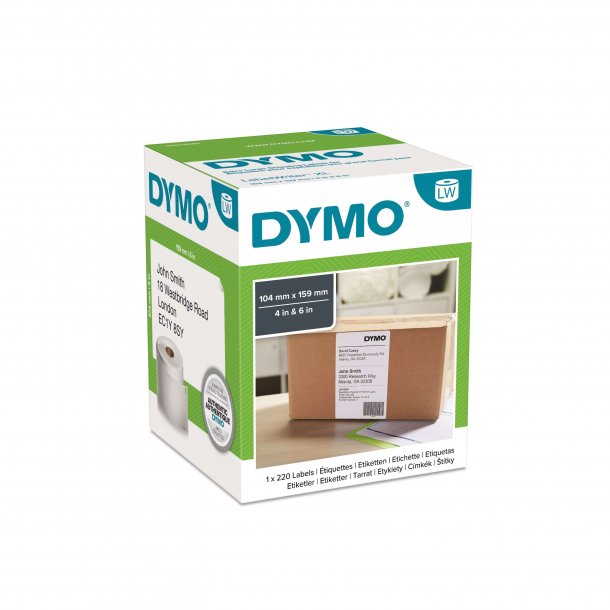 Dymo Label Extra large, freight 104 mm x 159 mm 220 / roll