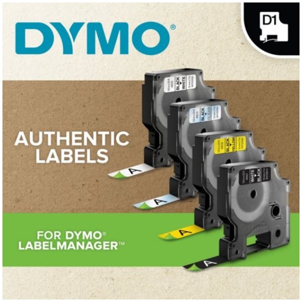 DYMO tejp D1 (45014), 12 mm x 7 m - bl/vit
