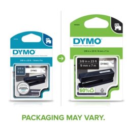 DYMO tejp D1 (40914), 9 mm x 7 m - bl/vit