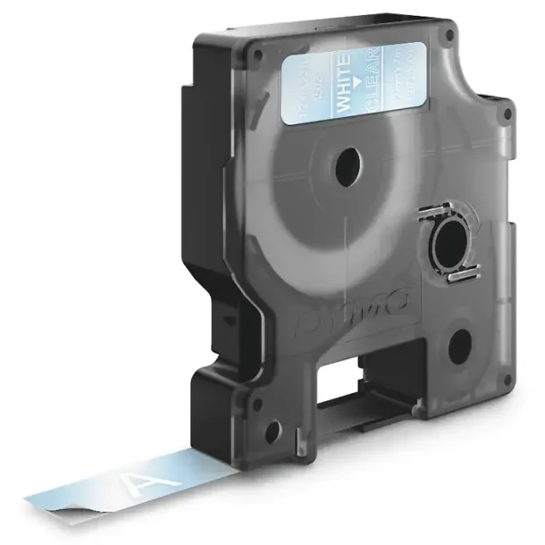 DYMO Tape D1 (45020) 12 mm (7 m) - vit/transparent