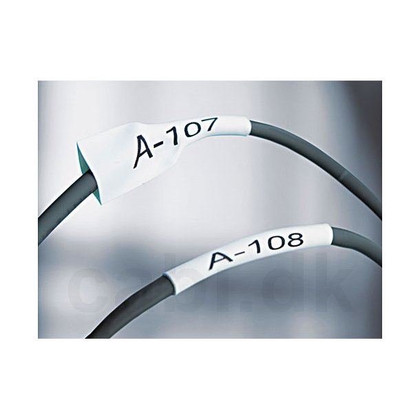 Dymo Tape Rhino 6 mm x 1,5 m Krympa Flex Svart/Vit