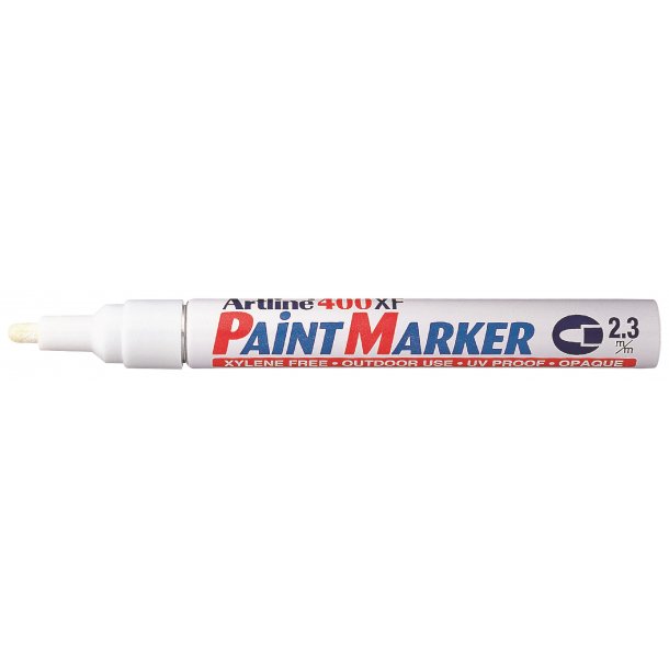 Artline Marker 400XF Paint vit, 12 st