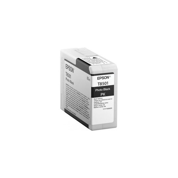Epson ink cartridge T8501 - C13T850100 black 80 ml, original