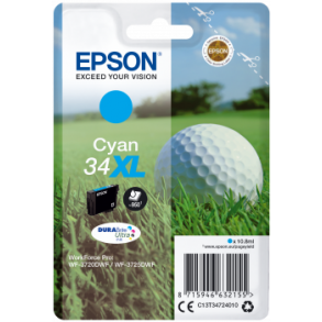 Epson bläckpatron T3472 XL - C13T34724010 cyan 10,8 ml, original