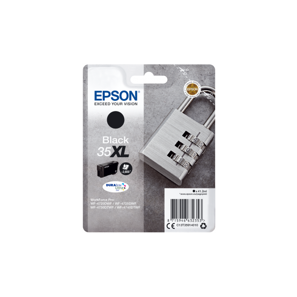 Epson T3591 XL Original bl&auml;ckpatron (2600 sidor)