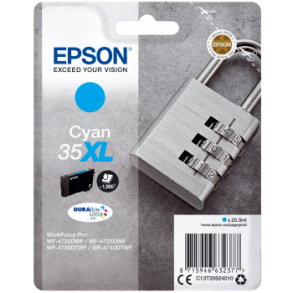 Epson bläckpatron T3592 XL - C13T35924010 cyan 20,3 ml, original