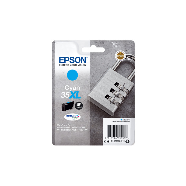 Buy Compatible Epson 35XL Cyan Ink Cartridge