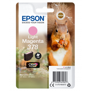 Epson bläckpatron T378 - C13T37864010 ljus magenta 4,8 ml, original