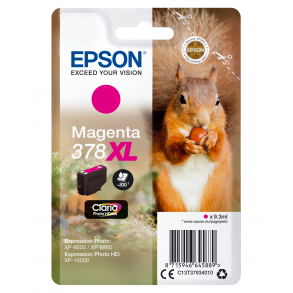 Epson bläckpatron T378 XL - C13T37934010 magenta 9,3 ml, original
