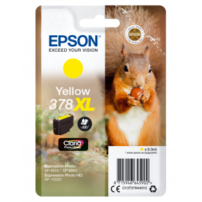 Epson bläckpatron T378 XL - C13T37944010 gul 9,3 ml, original