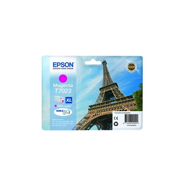 Epson T7023 XL - C13T70234010 Original - Magenta 2000 sider