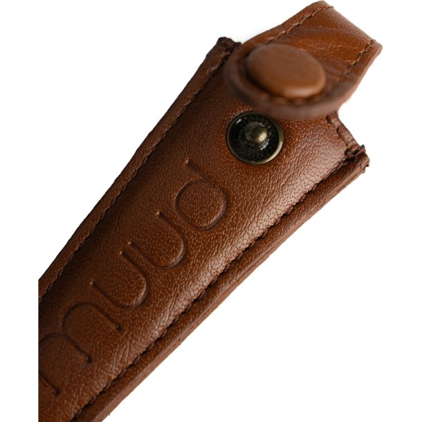 muud Espoo case for yarn scissors, leather, Rich Brown