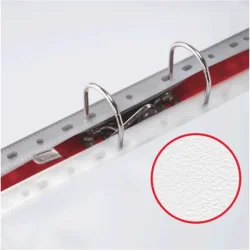 Plastficka A4 Q Line 105 my, &ouml;ppen upptill med pr&auml;gling - 100 st