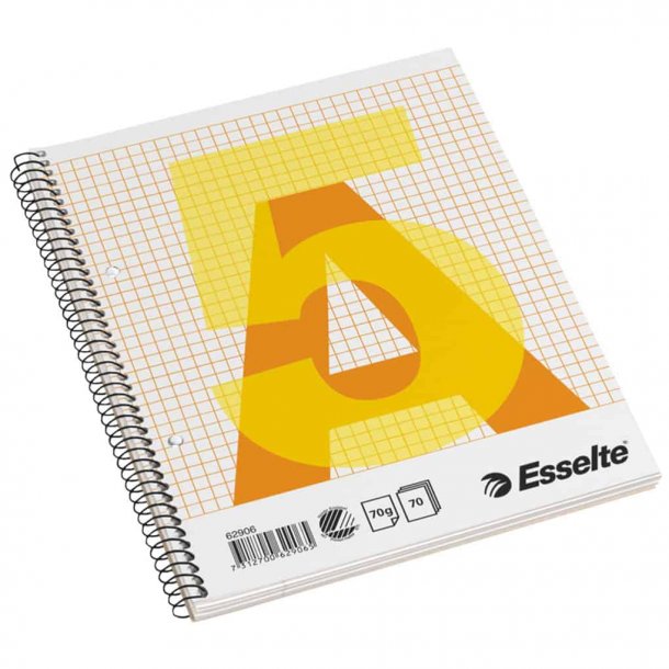 Esselte pad 2H A5 squared 70 ark 70 g -10 pcs