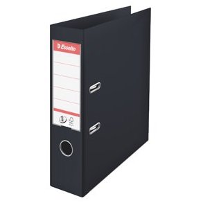 Esselte pärm NO1 A4, 75mm, svart 10 st