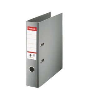 Esselte pärm NO1 A4, 75mm, grå 10 st