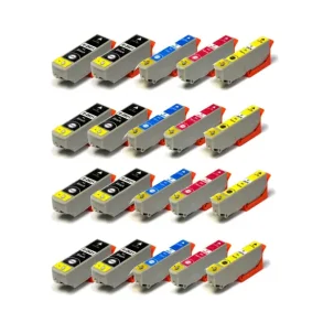 Pixojet bläckpatroner Epson 26 XL - C13T26214012, 20 st. rabattpaket 440 ml