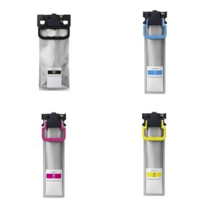 Pixojet bläckpatroner Epson T01C1-T01C4 - C13T01C100, 4 st. rabattpaket 500 ml