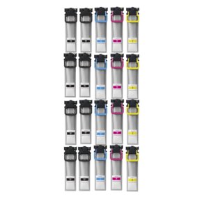 Pixojet blkpatroner Epson T11D1-T11D4 - C13T11D140, 20 stk. rabatpakke 2000 ml