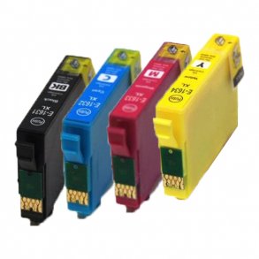 Pixojet bläckpatroner Epson T1631 - T1634 - C13T16314012, 4 st. rabattpaket 472 ml