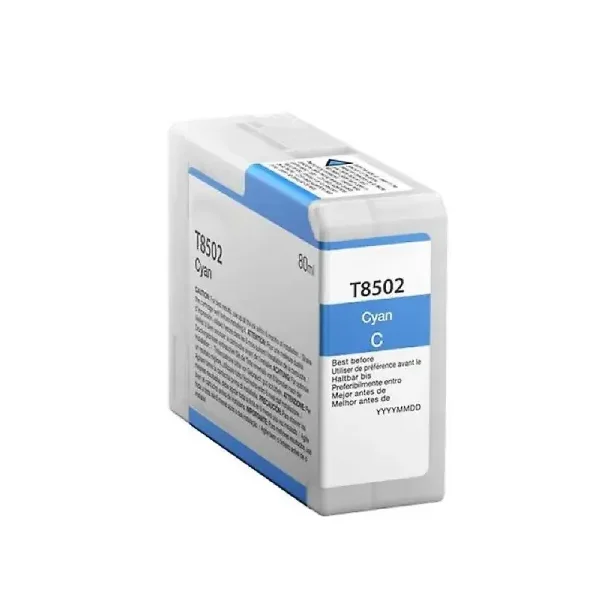 Epson T8502 C Kompatibel blckpatron (80 ml)