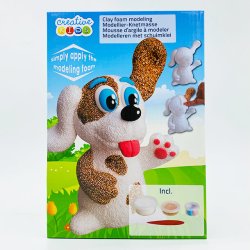Creative Kids Foam Clay modellera skum - Hund, 63g