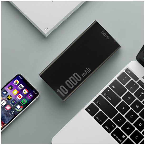 Forever SPF-01 10.000 mAh 18W PD &amp; QC Powerbank - Svart