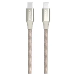 GreyLime Fl&auml;tad USB-C-USB-C Kabel 60W 2 m - Beige