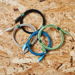 GreyLime Fl&auml;tad USB-C-USB-C Kabel 2 m - Svart