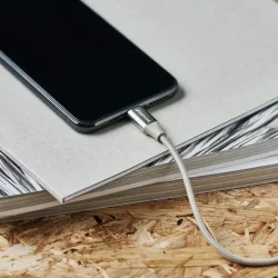 GreyLime Fl&auml;tad USB-C-Lightning Kabel 1 m - Beige