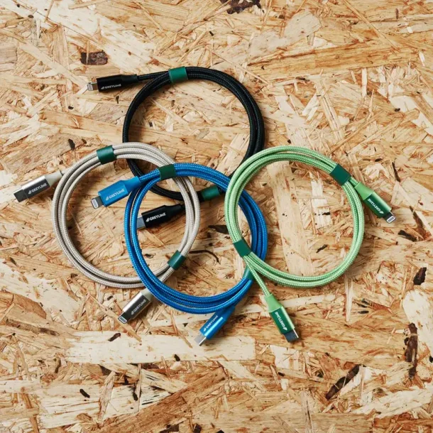 GreyLime Fl&auml;tad USB-C-Lightning Kabel 1 m - Beige