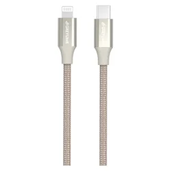 GreyLime Fl&auml;tad USB-C-Lighting Kabel 2 m - Beige