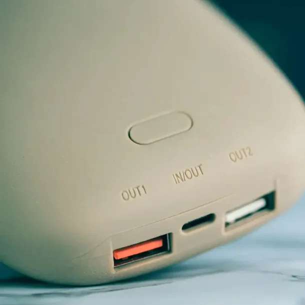 GreyLime Power Stone II 20000 mAh Powerbank - USB-C &amp; USB-A (Beige)