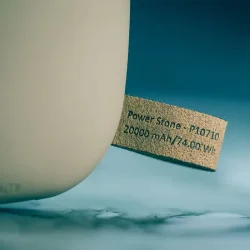 GreyLime Power Stone II 20000 mAh Powerbank - USB-C &amp; USB-A (Beige)