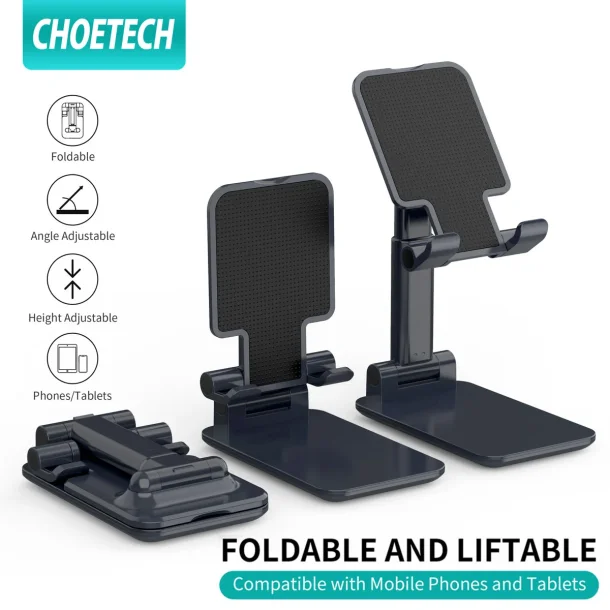Choetech H88 foldable phone holder, black
